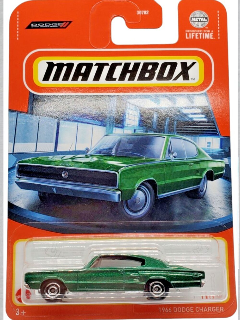 Matchbox 1966 Dodge Charger Green